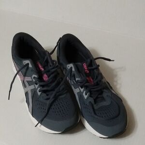 Oasics Ortholite Athletic Shoes Sneaker Running Shoes 12 Wide Grey Pink Euc